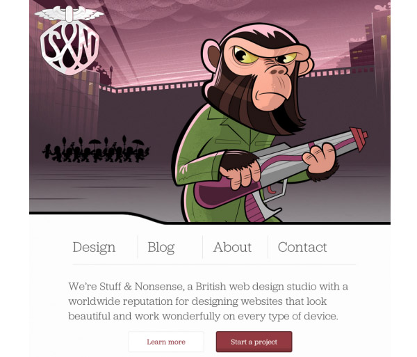 网站设计排版更具有个性化